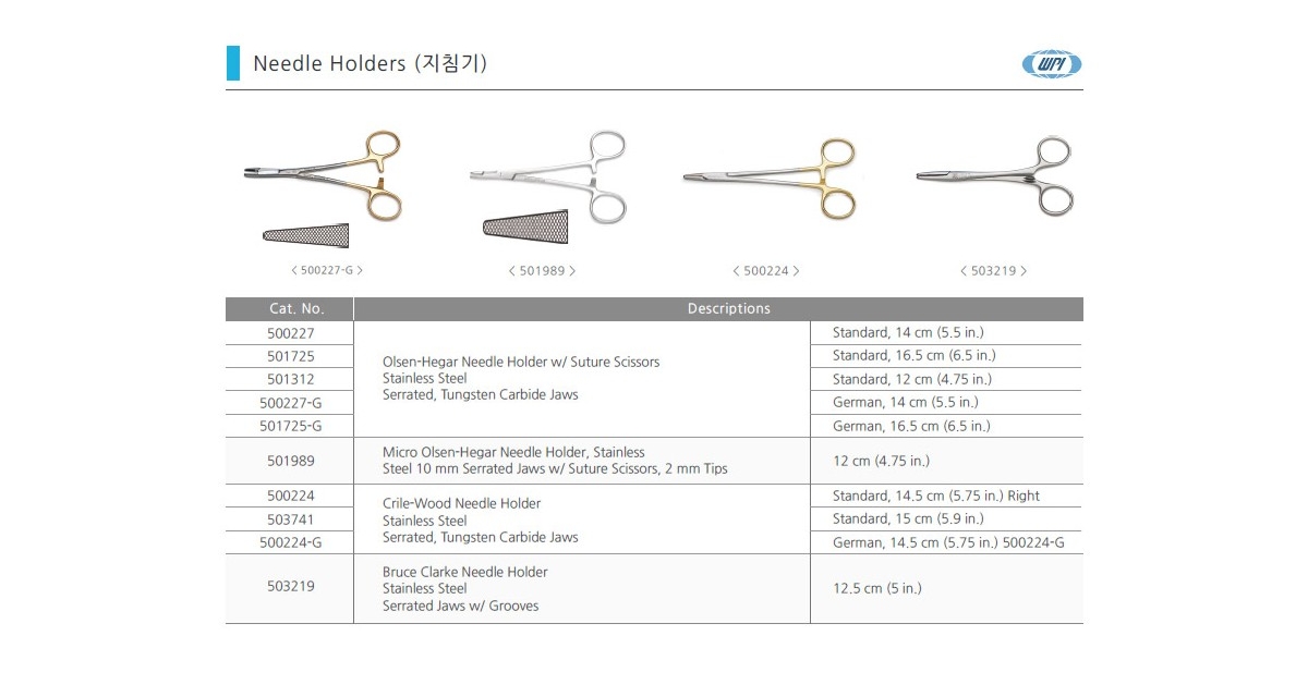 Needle Holders 제품 이미지