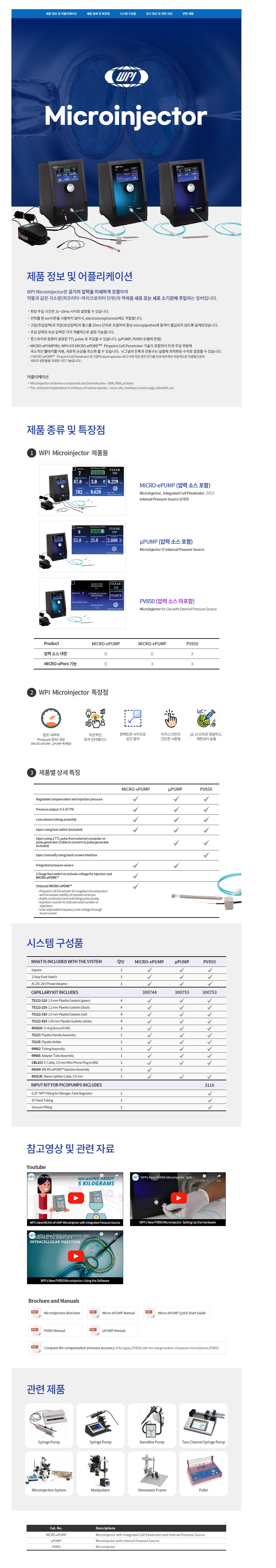 WPI MICRO-ePUMP 제품 이미지