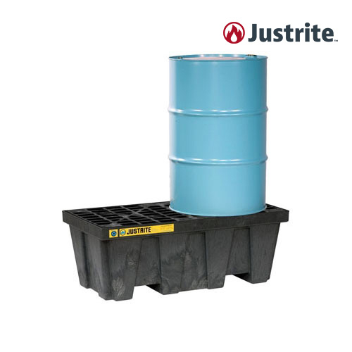 Drum Spill Containment PE Pallet 2-Drum Standard/드럼통 유출방지 PE 팔레트