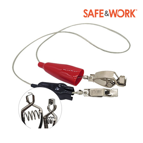 ESD Clip-Type Funnel Ground Wire, 1M/ESD 클립형 깔때기 접지선,1M
