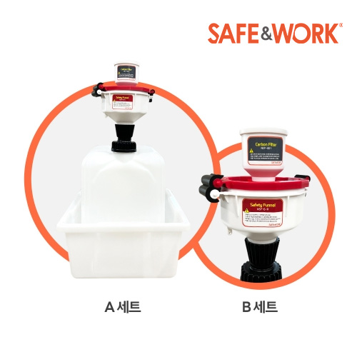 Waste Liquid Collection Safety Funnel Set/폐액수집용 안전깔때기 세트